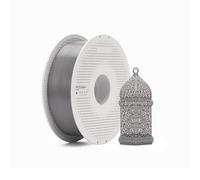 Bambu Lab PETG Basic Filamento Stampante 3D 1,75 mm 1 kg, RFID | Grigio con bobina, forte come il PLA, tenace, resiste ad acqua e UV