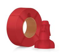Bambu Lab PLA Matte (Opaco) - Filamento 3D 1.75 mm, Finitura Opaca Uniforme, Tolleranza ±0,03 mm, RFID e Compatibile AMS - Facile da Stampare - Ricarica (Senza Bobina), 1kg, Rosso Scarlatto