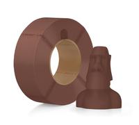 Bambu Lab PLA Matte (Opaco) - Filamento 3D 1.75 mm, Finitura Opaca Uniforme, Tolleranza ±0,03 mm, RFID e Compatibile AMS/AMS Lite - Facile da Stampare - Ricarica (Senza Bobina), 1kg, Marrone Scuro