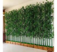 Bambù Piante Artificiali Contesto Della Parete Della Pianta del Ministero Degli Interni, Abbellimento del Giardino Decorazione Recinzione Artificiale Pianta di Bambù Finto, Divisorio Divisorio per Rec