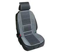Schienale Estivo in Bambù Grigio con Supporto Lombare Coprisedile Auto - C54355