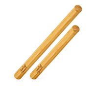 bambuswald© Set Di Mattarelli Ecologici In Bambù Da 2 Pz. (30 cm/40 cm & 3,4 cm Di Diametro) - Mattarelli Per Impasti, Accessorio Da Cucina Ideale Per Pizza E Pasta Frolla