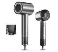 BAMCOO Phon Capelli Asciugacapelli Professionale Ionico 1500W per viaggio HD temperatura touch screen ionico 4 impostazioni di temperatura e 3 di velocità