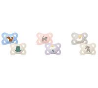 BAMED BABY ITALIA Srl MAM SUCCHIETTO ORIGINAL 2-6 MESI SILICONE 2 PEZZI