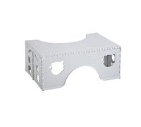 BAMFY Pieghevole Sgabello Da Toilette Accovacciato Per Adulti, Sgabello Wc Sotto La Scrivania Poggiapiedi Sgabello Per Cacca Per Il Bagno Antiscivolo Panchetto Bagno(Gray)