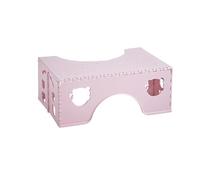 BAMFY Pieghevole Sgabello Da Toilette Accovacciato Per Adulti, Sgabello Wc Sotto La Scrivania Poggiapiedi Sgabello Per Cacca Per Il Bagno Antiscivolo Panchetto Bagno(Pink)