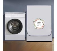 BAMFY Portatile Coprilavatrice da Esterno Impermeabile Copertura Lavatrice Carico Frontale Copri Lavatrice sopra E Asciugatrice per La Parte Superiore Mobili Copertura Protettiva(8-10kg,G)