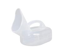 BAMFY Portatile Pappagallo Urina Donna, Bottiglia di Pipì Uso Notturno, Orinatoio Portatile Uomo Unisex Contenitore for Pipì for Ospedali, Emergenza