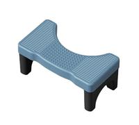 BAMFY Sgabello Da Toilette Per Adulti E Bambini, Sgabello Per Cacca Per Il Bagno Addensato Antiscivolo Accovacciarsi Sgabello Per Cacca In Plastica Sgabello Per Vasino(Blu)