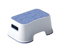 BAMFY Sgabello Per Bambini Bambino Sgabello Da Toilette Sgabello Per Adulti Per Cucina Bagno Camera Da Letto, Sgabello Per L'addestramento Al Vasino Antiscivolo Sgabello Per Cacca(Blu)