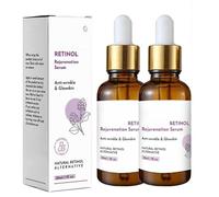 Bamideo Retinol Rejuvenation Serum, Retinol Serum Korean for Face, Bakuchiol Face SerumKorean, for All Skin Types, 30ml(2pcs)