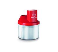 bamix Accessorio SliceSy per tutti i frullatori a immersione bamix da 180 watt, incl. 5 lame, Robot da cucina multifunzione per tagliare, macinare, tritare, Rosso
