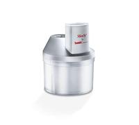 bamix Accessorio SliceSy per tutti i frullatori a immersione bamix da 180 watt, incl. 5 lame, Robot da cucina multifunzione per tagliare, macinare, tritare, Grigio chiaro