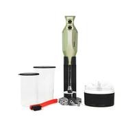 Bamix Jubilee Frullatore a Immersione, Olive, con Processor, Dischi Intercambiabili, Bicchieri Graduati e Supporto