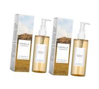 Bamjour 2 Pezzi 100 Ml di Olio Detergente Detergente Viso Struccante Scioglie il Trucco Ostinato Emulsiona Rapidamente Risciacqua Pulito Non Grasso Delicatamente Equilibra la Pell (100 ml*2)