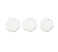 Bamjour 3 Compresse di Cera per Aromaterapia a Lunga Durata, Bustina Profumata Appendere a Forma di Fiore con Fragranze di Gardenia Rosa Blu Campanula per Guardaroba, Auto, Camera