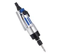 Bamjour Cacciavite Pneumatico, Struttura a Doppio Martello 1/4 Pollice 9000 Giri/min Maniglia Diritta con Cacciavite Ad Aria a Gancio Vite Girevole Reversibile per la Produzione di Macchine e