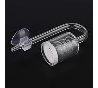 Bamjour Diffusore CO2, Trasparente Acquario in Vetro Aquarium Refiner Fish Serbatoio Fish Serbatoio CO2 Diffusore Carbonio Atomizzatore Dissustore a Vite