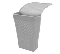 Bamjour Gancio a Ventosa in Silicone, Organizer Resistente Al Calore per Ferro Arricciacapelli e Piastra con Potente Tecnologia del Vuoto, Materiale per Uso Alimentare Fino a 460F, (GRAY)
