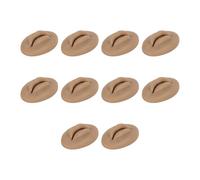 Bamjour Labbra in Silicone, 10 Pezzi 3D Bocca Aperta Labbra Finte Fard per in Silicone per la Formazione Didattica (Colore della pelle scuro)