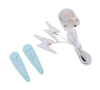 Bamjour Le Luci Adesive per il Viso a LED Si Illuminano Al Buio, Trasparenti e Adatte Alla Pelle, per Feste, Concerti, Discoteche con Batteria CR2032 a Lunga Durata