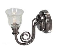 Bamjour Luci per Casa delle Bambole, Lampada da Parete per Casa delle Bambole 1:12 Illuminazione Calda a LED Illuminazione per delle con Luci per delle in Miniatura per Look Vintage Applique da