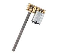 Bamjour Motoriduttore di Riduzione, 1024GA20 DC 6V/12V Filettatura Flip N20 con Motore di Riduzione del Motoriduttore dell'albero M4 X 55mm per Ascensori, Carrello di Atterraggio, Bracci Meccanici