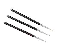 Bamjour Pennture per Nail Art, 3pcs 7 Mm, 9 Mm e 11 Penne per Nail Art per la di Disegno e Spazzole per Unghie per Unghie per per per per la Casa Salon