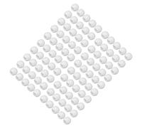 Bamjour Perline per Bambine, 100 Pezzi con Foro Grande 12 Mm, Perline Intrecciate per Trecce e Styling della Barba (WHITE)