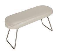 Bamjour Poggiabraccio per Unghie, Poggiapolsi per Unghie in Pelle PU, Nail Art, Manicure per, Cuscino per Bracciolo con Staffa, Supporto per, Supporto per, Tavolo, Stazione Scrivania per (bianco