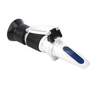 Bamjour Refrattometro Brix, Alluminio 0-90% Refrattarometri Laboratorio di Metri Brix per Compensazione Automatica della Temperatura