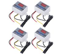 Bamjour Regolatore di Temperatura, 12V 120W 4PCS LED Riscaldamento Raffreddamento Modulo Interruttore Regolatore di Temperatura Digitale con Gamma di Controllo della -50 ℃ -110 ℃ di Elettronico per