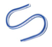 Bamjour Righello, Righello Flessibile in Plastica con Curvo Flessibile per la Rigatura dell'inchiostro (30 cm/11,8 pollici)