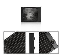 Bamjour Scambiatore di Calore 12 Scambiatore di Calore per Computer Piccolo Radiatore Filetto G1/4 Separatore d'acqua Tubo 'acqua per PC (120mm)