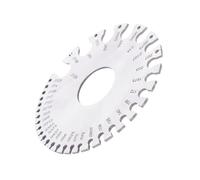Bamjour Strumento di Misurazione del Calibro Filo, Acciaio Inossidabile con Strumento di Misuratore del Manometro dello Spessore della Sacca di Copertura per Misurazione di Filo e Metallo Non
