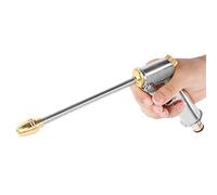 Bamjour Ugello del Tubo Giardino, Pistola a Spruzzo d'acqua a Pressione Tubo Lungo di Ottone Bucota Ugello Spruzzatore di Lavaggio Pesante Pistola a Pressione per Lavaggio in Auto - Regolabile