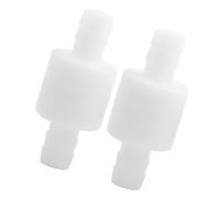Bamjour Valvola di Ritegno del Vuoto, Valvola di Ritegno del Compressore d'aria in Plastica da 2 Pezzi 10 Mm Bacino della Pompa di Non Ritorno per Gas Liquido