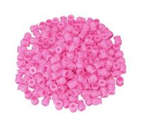 BAMTTOO 200pcs Disposable Tattoo Pigment Ink Cups Skull Tattoo Ink Cups For Tattoo Permanent Makeup Container Cap Tattoo Accessory Tattoo Kits (Pink)