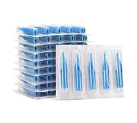 BAMTTOO 50pcs Disposable Tattoo Needle Tips Set Blue 3DT 5DT 7DT 9DT 11DT Plastic Tattoo Nozzle Tips for Tattooing Supplies (3DT)