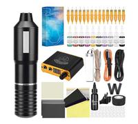 BAMTTOO Tattoo Machine Kit Complete Tattoo Gun Kits Cartridge Needles Rotary Tattoo Machine Tattoo Pen Kit for Beginners and Artists Tattoo Kit Tattoo Supplies