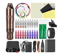 BAMTTOO Tattoo Pen Kit Ballpoint Cartridge Needles Tattoo Machine for Beginners Rotary Tattoo Pen Kits Complete Tattoo Sets