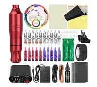 BAMTTOO Tattoo Pen Kit Ballpoint Cartridge Needles Tattoo Machine for Beginners Rotary Tattoo Pen Kits Complete Tattoo Sets