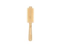 Beter Spazzola per capelli rotonda in legno di bambù sostenibile, punte in nylon, diametro 50 mm, per modellare e lisciare i capelli.