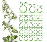 Bamworld 110 PCS Clip da Parete per Piante Rampanti con Supporti Adesivi - Clip Flessibili per Supporto Piante da Giardinaggio Interno ed Esterno - Set di Clip per Rampicanti con Presa Forte (Verde)