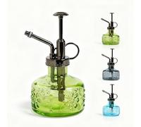 Bamworld Annaffiatoio in vetro piccolo - Elegante innaffiatoio decorativo per piante da interno e bonsai, mini annaffiatoio con beccuccio lungo per irrigazione precisa