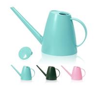 Bamworld Annaffiatoio per Piante da Interno con Beccuccio Lungo 1,8L per Giardino Interno Esterno Piccolo Annaffiatoio da Casa Fiori in Azzurro