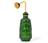 Bamworld Piccolo Annaffiatoio da 450ml, Annaffiatoio per Piante da Interno con Beccuccio Lungo, Bottiglia per Irrigazione in Plastica per Piantine e Piante Grasse, Marrone/Verde