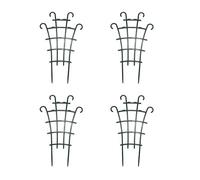 Bamworld Tutore e Sostegno per Piante, Set di 4 Supporti e Tralicci per Piante Rampicanti, Riutilizzabili per Vasi da Fiori e Piante da Appartamento