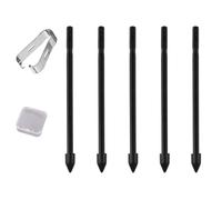Bamyli 5 punte di ricambio originali per Samsung Galaxy, S Pen Punte di ricambio originali Tab S6 Lite/S8/S8 Ultra, Note 10/Note 20, S21U/S22U per punte di penna Samsung, con 1 clip, 1 scatola (nero)