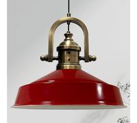 Bamyum Asletl-Finke Lampadario a Sospensione Vintage, Lampada Industriale 40cm Diametro